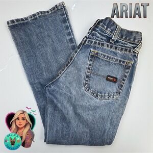 Ariat Jeans Mens 30x30 FR M4 Relaxed Boot Medium Wash Fire Resistant Retardant